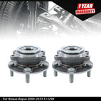 Set of 2 Front Wheel Hub Bearing Assemblies for Nissan Rogue (2008–2013)
