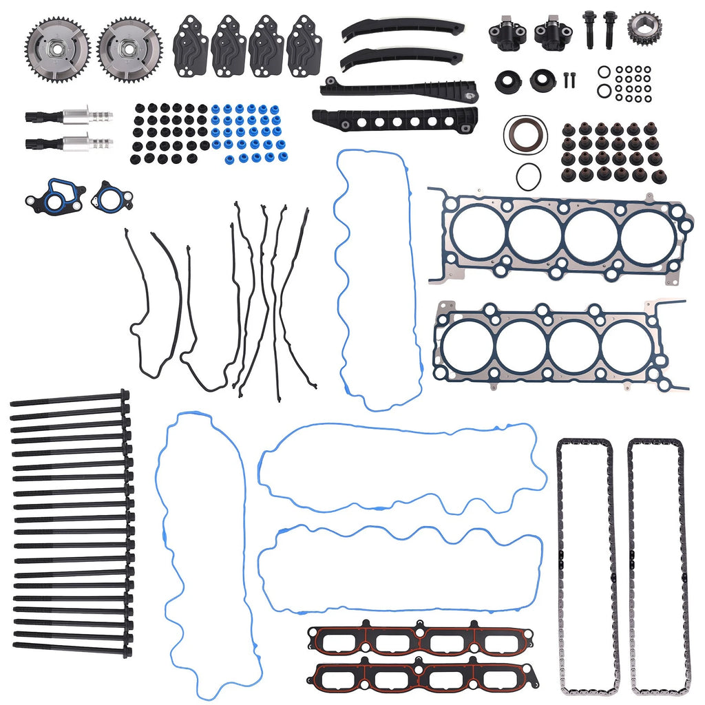 Engine Timing Chain Kit & Head Gasket Set for Ford Expedition F150 Navigator (2003–2006)