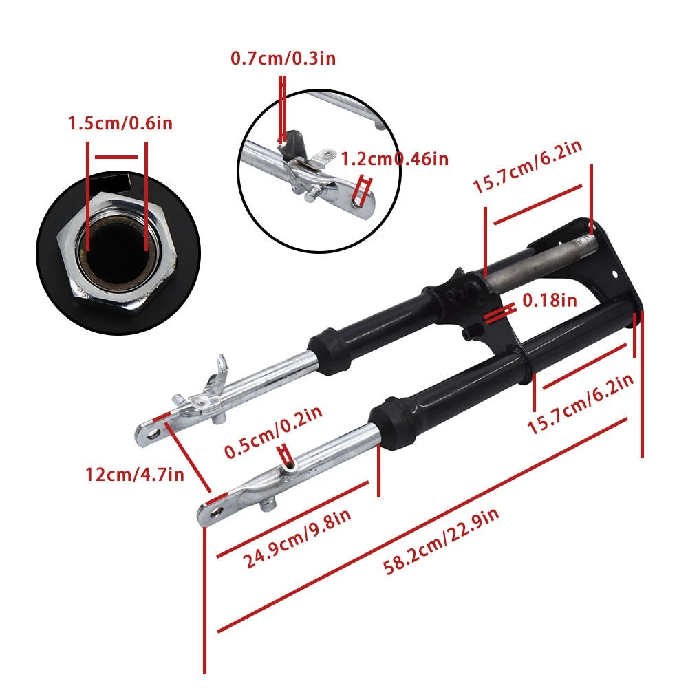 Complete Front Forks Shock Suspension for Honda CRF50F XR50 (2004â2014)