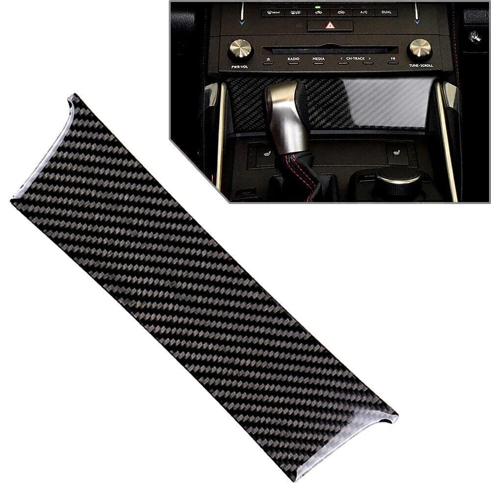 Carbon Fiber Central Console Panel Cover Trim for Lexus IS250 IS350 IS200t (2013–2020)