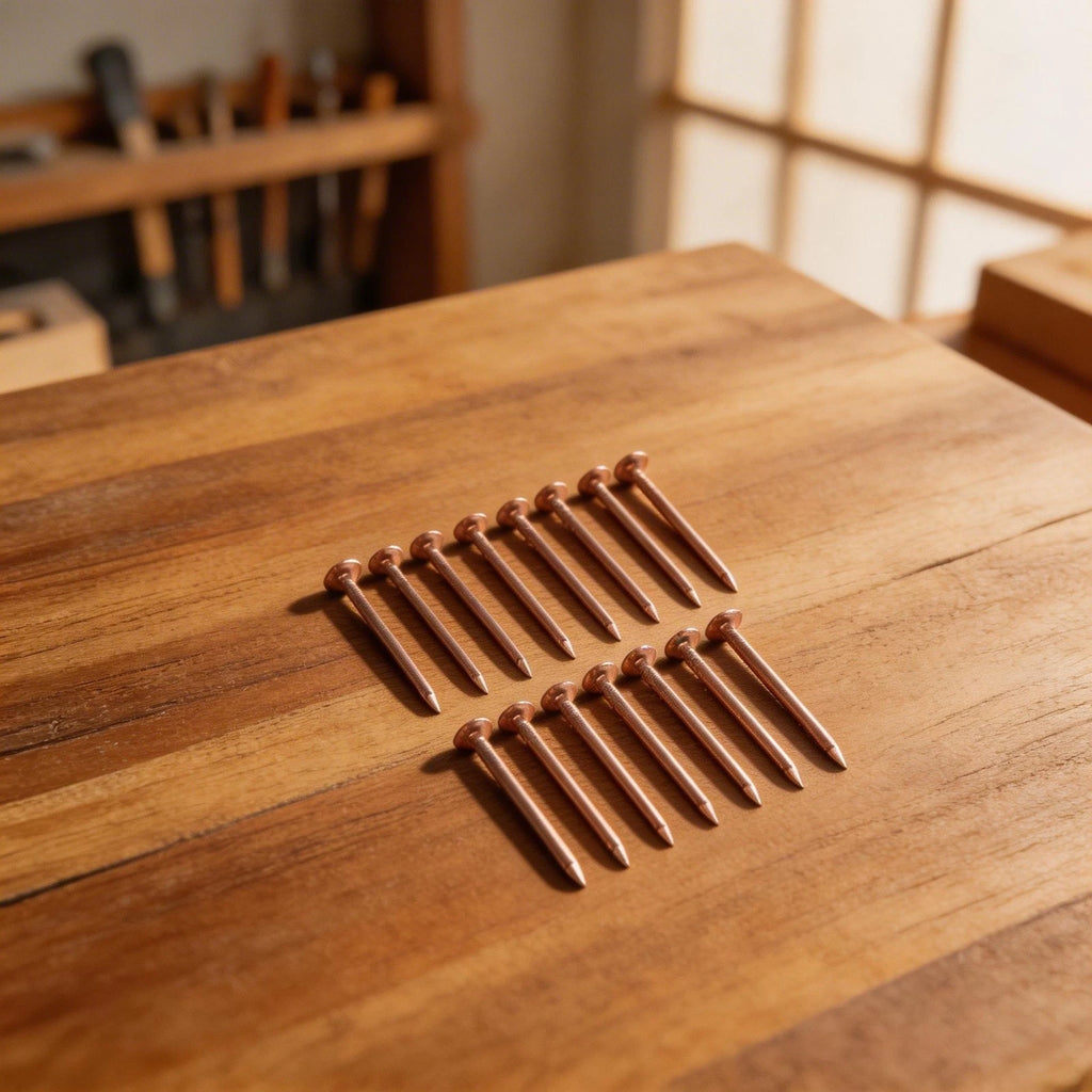 2 Inch Copper Nails for Tree Stump Removal (No specific make/model)