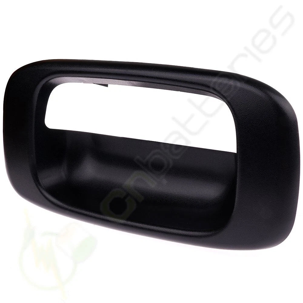 Set of 2 Black Tailgate Rear Handle Bezels for Silverado Sierra (1999–2006)