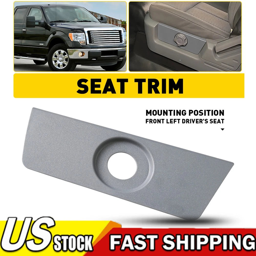 Driver Side Seat Lumbar Switch Housing Panel Bezel for Ford F150 (2011–2014)