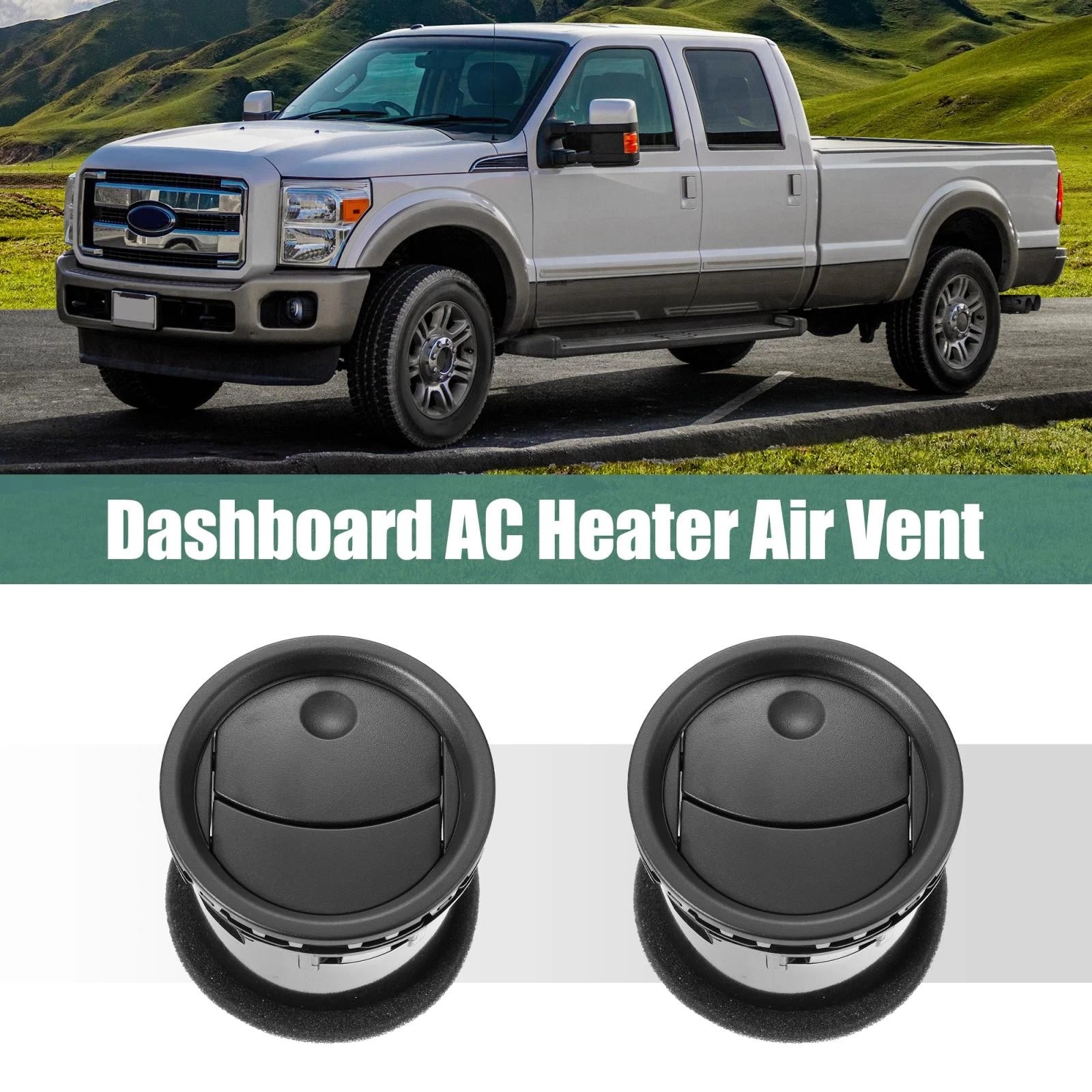 2 Pcs Dashboard Air Vent AC Heater 8L3Z19893AA for Ford F-250 (2008–2010)