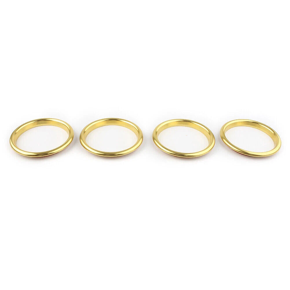 4X Stainless Steel Air Vent Outlet Ring Trims for Audi A3 8V (2012–2019)