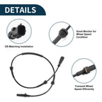 ABS Wheel Speed Sensor for Nissan NV300 (2016–2023) No. 4790000Q0M/0265009392