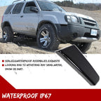 Set of 2 Black Front Corner Side Marker Signal Light Lens for Nissan Xterra