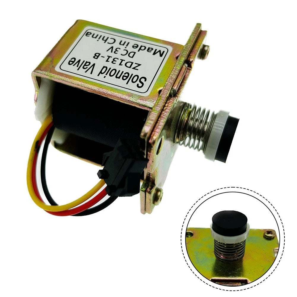 3V DC Metal Solenoid Coil with 14mm Tip for Gas Stove (Compatible)