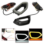 LED Grille Lights for Dodge Charger SRT Scat Pack (2015–2021) Smoke Lens