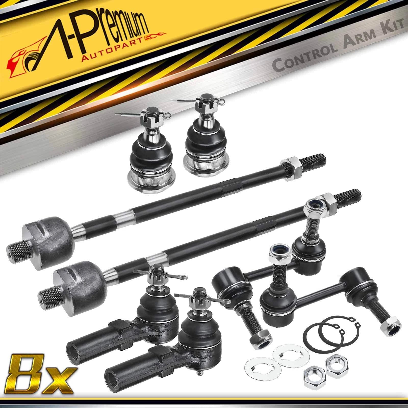 Set of 8 Front Sway Bar End Links for Nissan Maxima (2000–2003)