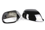 2X Gloss Black Side Mirror Cap Covers for Audi Q5 8R (2009–2017) with Lane Assist