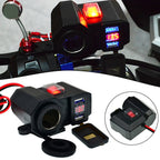 Dual USB Charger for Motorcycles (Universal Fit)
