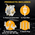 Carburetor for S&S Cycle Super E Big Twin or Sportster (Year Range)
