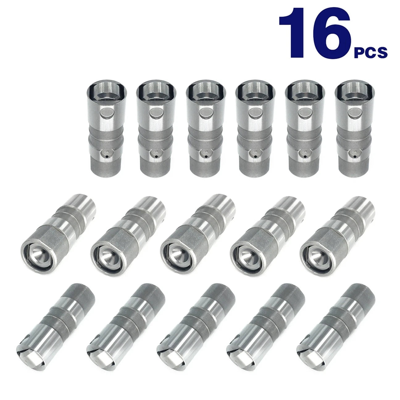 16PCS Hydraulic Roller Lifters for Chevrolet LS2 LS7 (2006–2015) 12499225 HL124