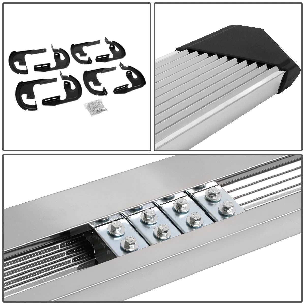 Set of 2 Step Bar Running Boards for Ford F150 Super Crew (2004–2014)