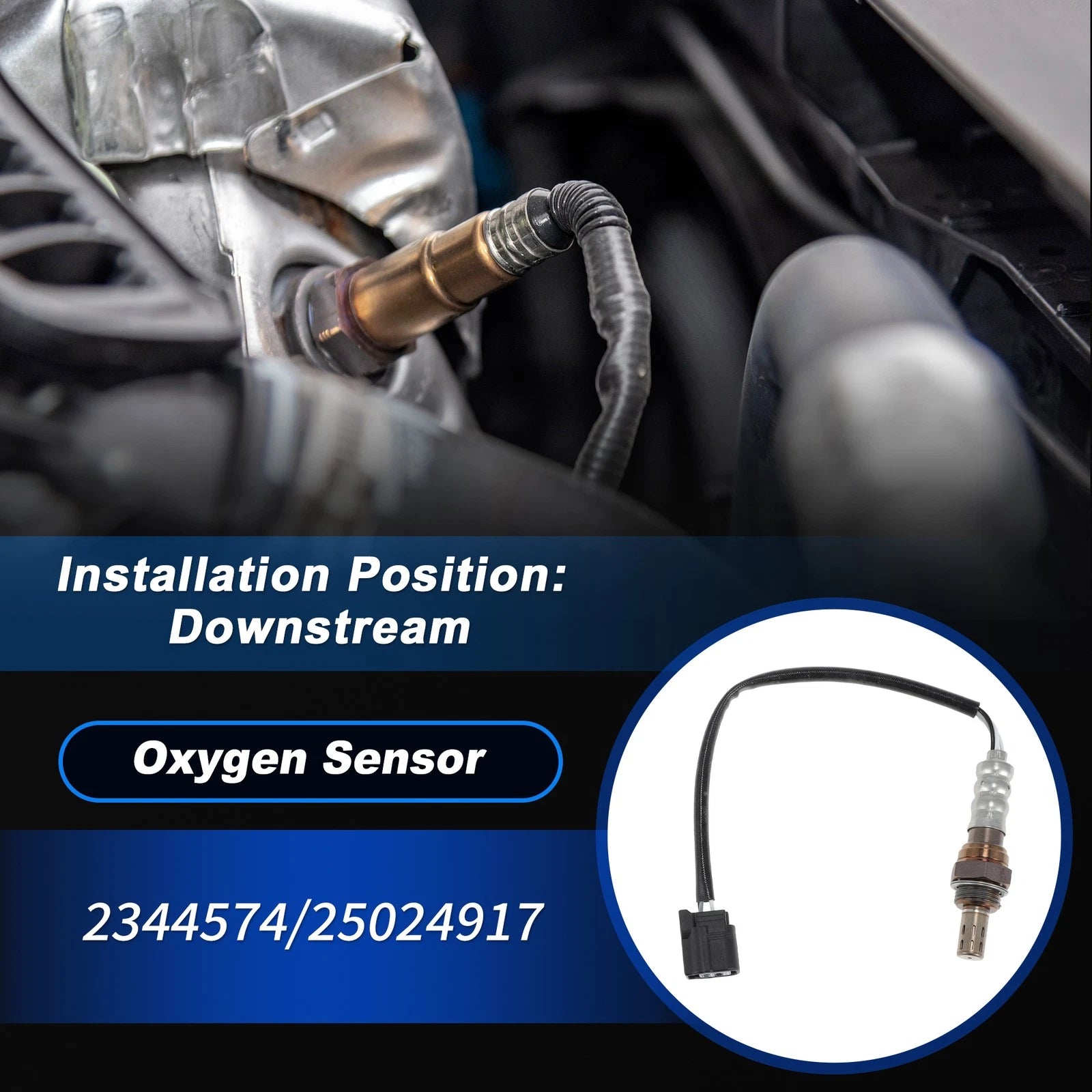 Downstream Oxygen Sensor for Honda Accord L4 2.4L (2013–2017) 2344574/25024917