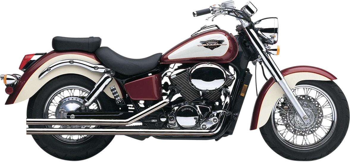 Cobra Lo-Boy Shotgun Exhaust for Honda Shadow ACE VT750C/CD (1998–2003)