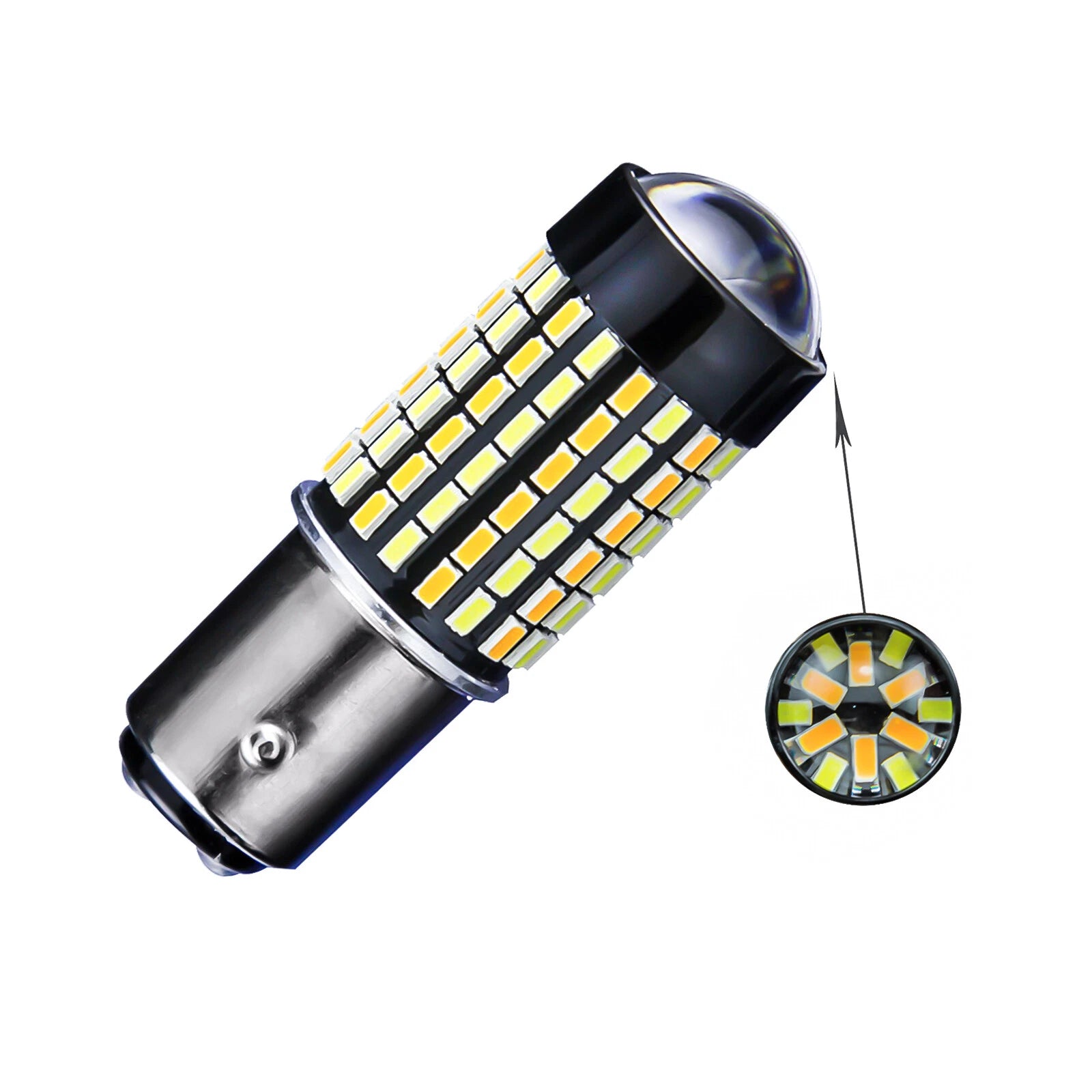 Switchback LED Front Turn Signal Light Bulbs for Honda Accord (1998-2015)