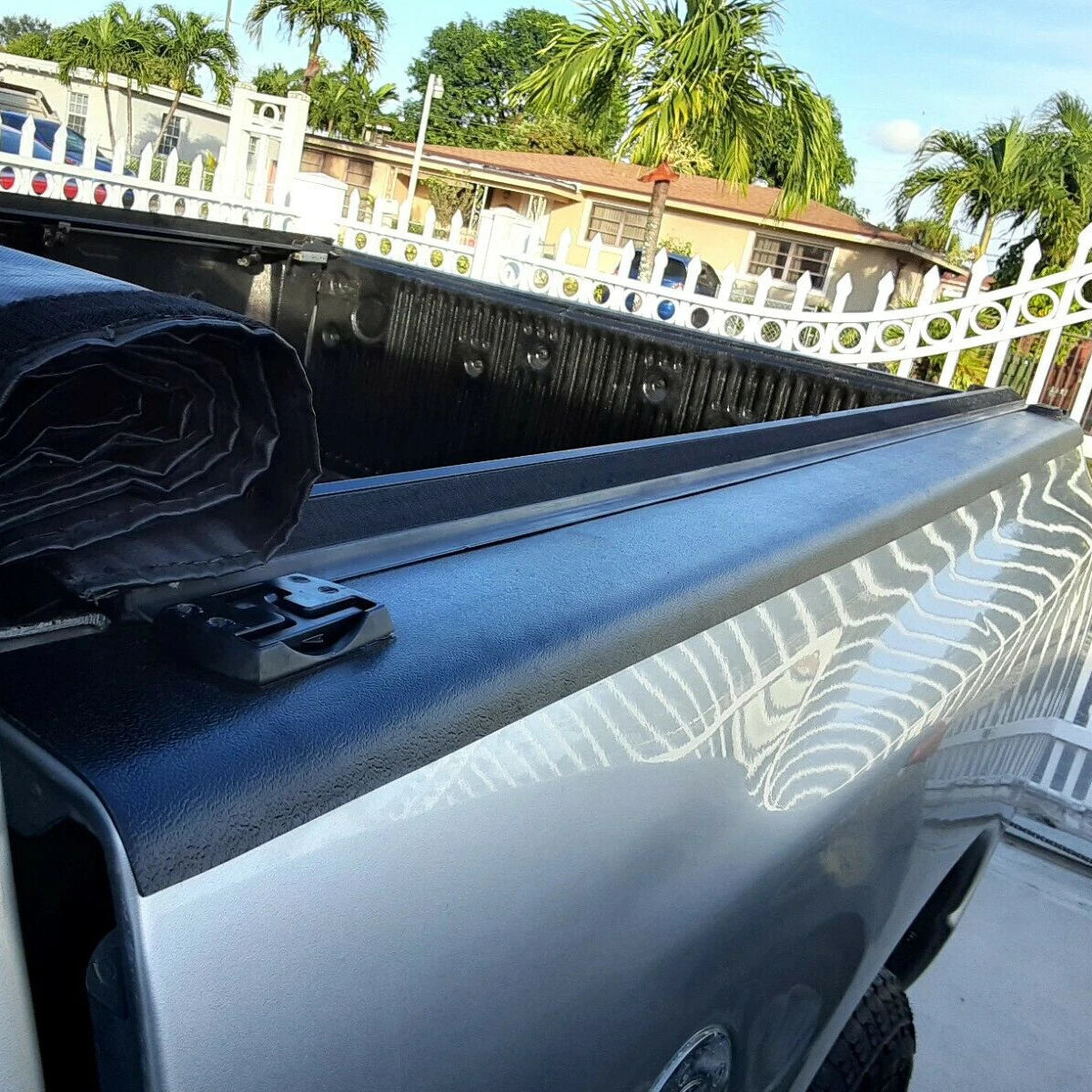 Bed Rail Cap with Hole Top Cover for Dodge Ram 1500/2500/3500 (2002-2009)