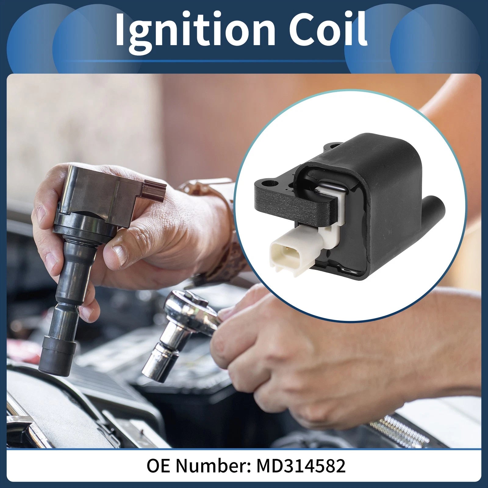 Ignition Coil Pack No.MD314582 for Mitsubishi Montero Sport (2001–2004)