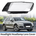 1 Pc Headlight Lens Cover for Audi Q5 (2013–2017) Black