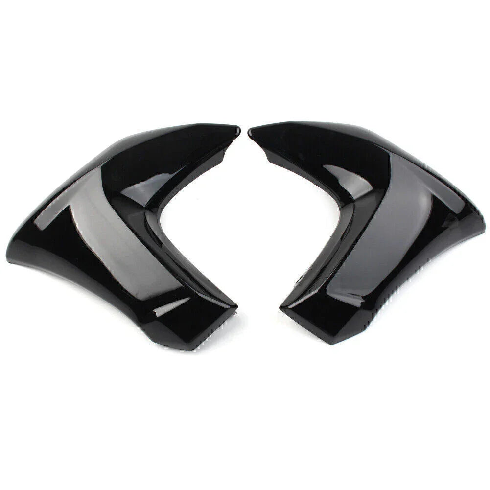 Gloss Black ABS Radiator Cap Compression Plate for Kawasaki ER6N (2012-2016)