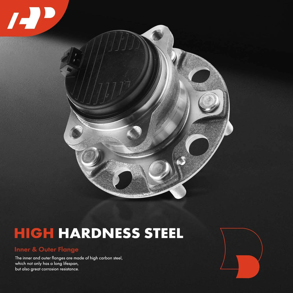 2X Rear Wheel Hub & Bearing Assembly w/ABS for Hyundai Sonata