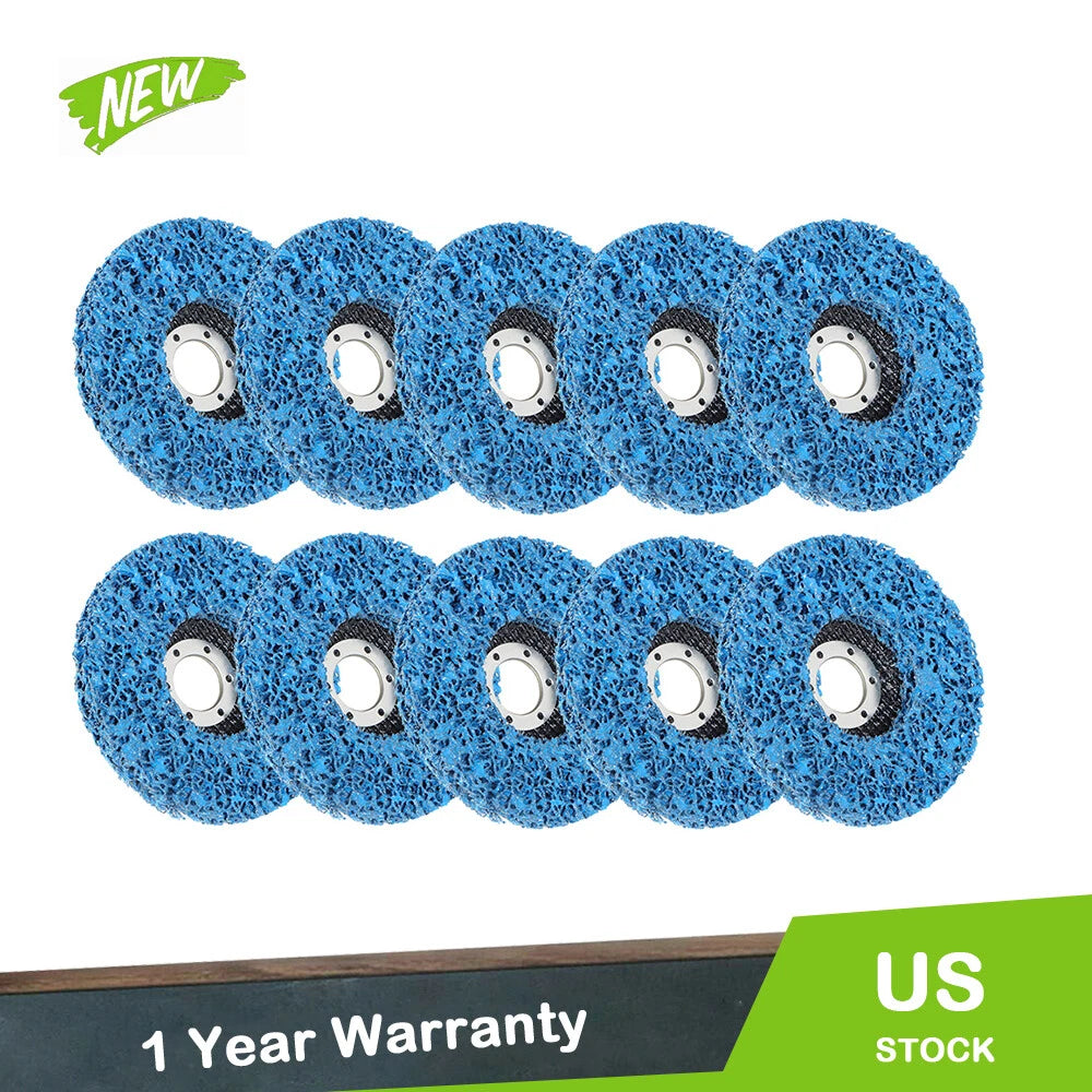 10 Pack Easy Strip Discs for Paint & Rust Removal (4.5"x7/8")