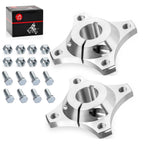 Set of 4 Aluminum Wheel Hubs & Bolt Nuts for Go Kart (1-1/4")
