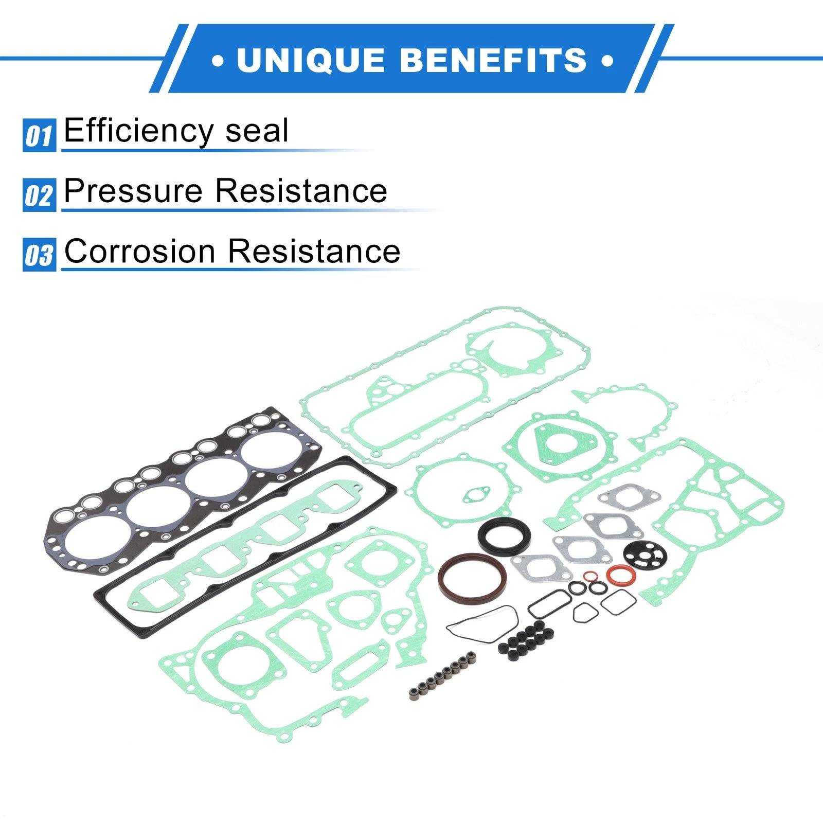 Cylinder Head Gasket Kit No. 1010143G85 for Nissan TD27 (Year Range Not Specified)