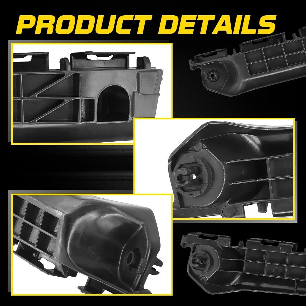 Set of 2 Rear Bumper Bracket Retainers for Toyota Yaris (2012–2014)