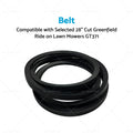 Drive Belt 28" for Greenfield GT371 (Cut Ride On Mower)