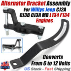 Alternator Bracket Assembly for Willys Jeep CJ2A CJ3A CJ3B (1945–1968)