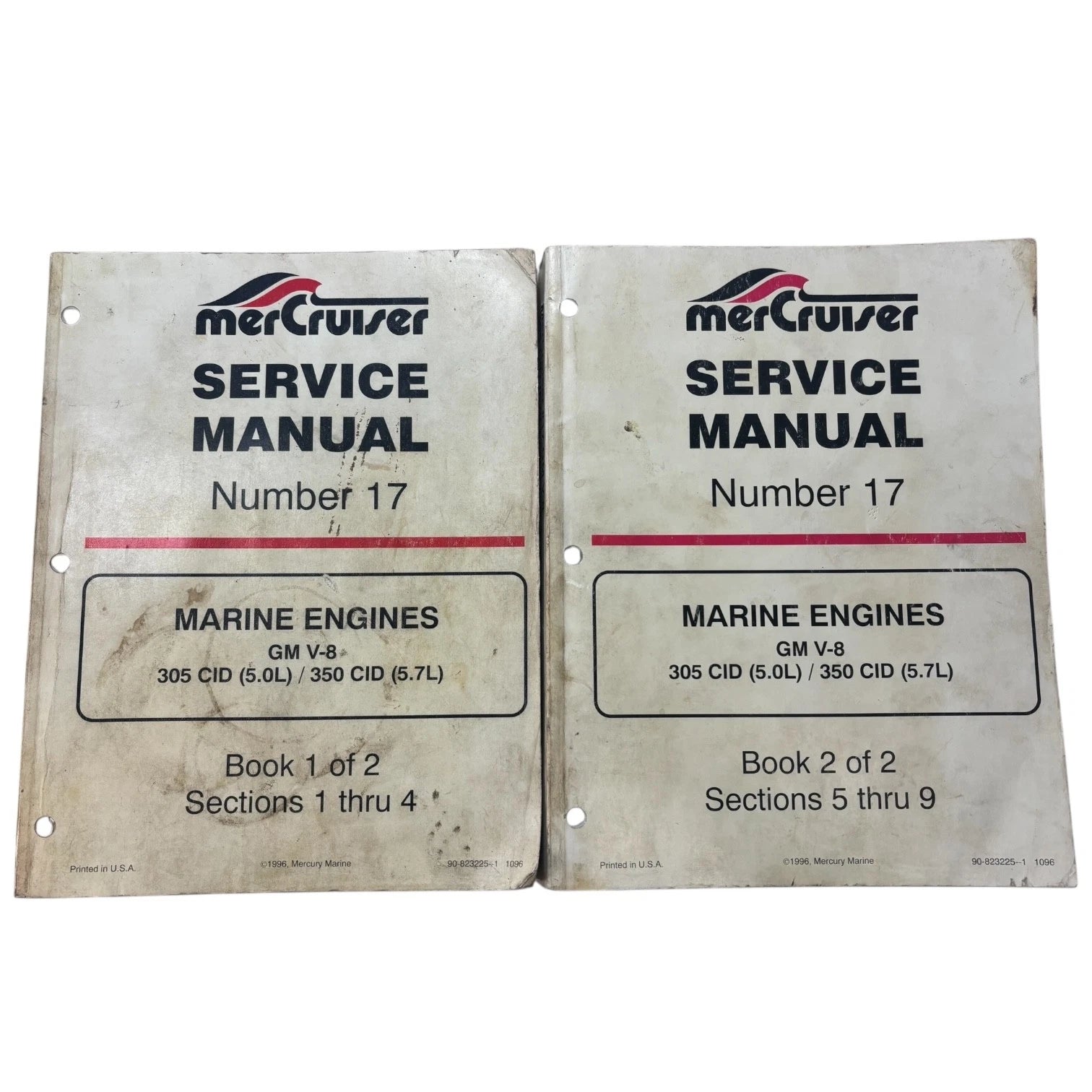 Service Manual #17 for Mercruiser 305 CID/350 CID (90-823225--1)