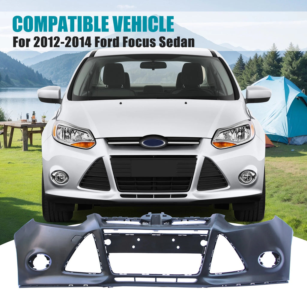 Front Bumper Cover for Ford Focus (2012–2014)