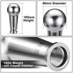 46mm 6-Speed Aluminum Shift Knob for Universal Applications (M8 M10 M12)