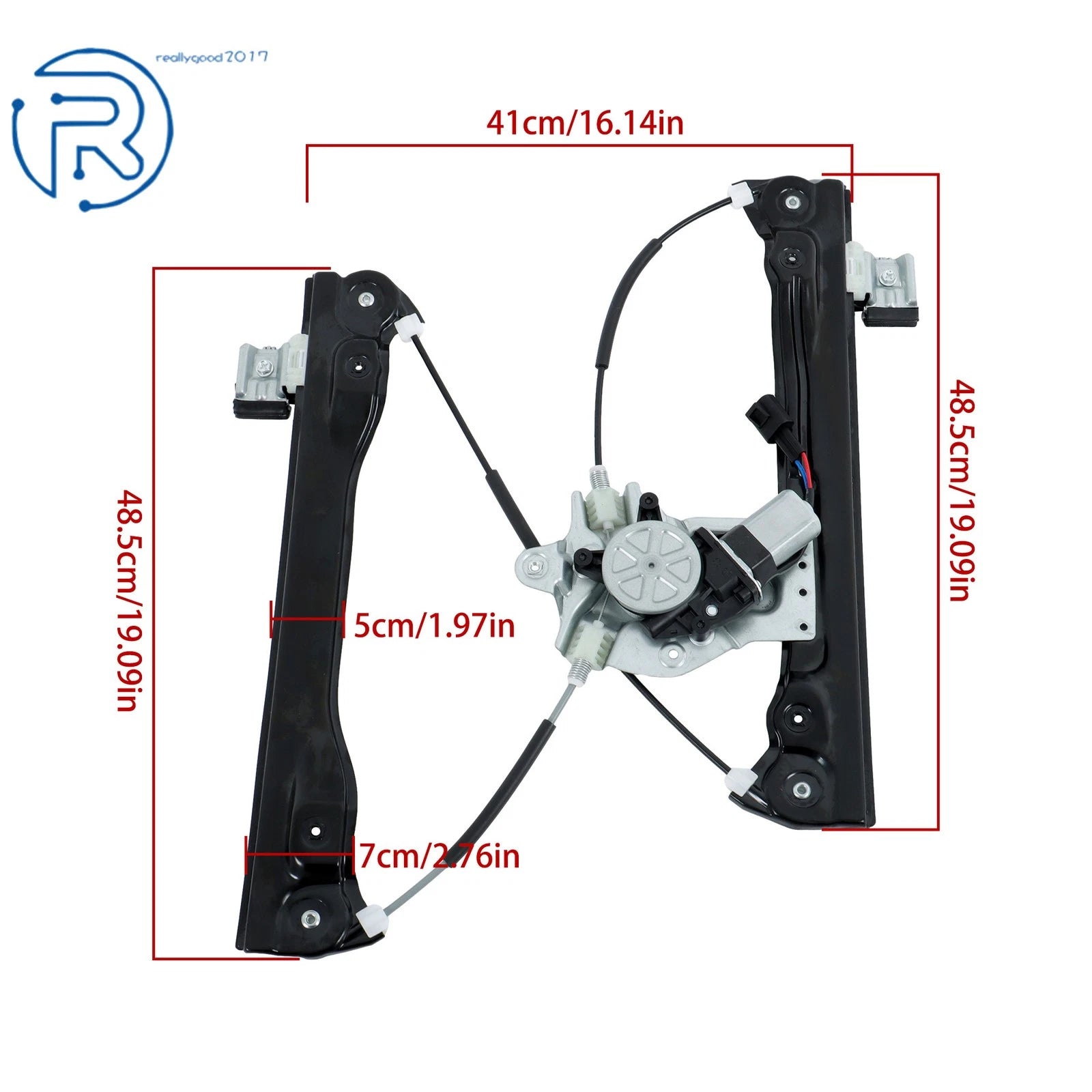 Front Right Power Window Regulator with Motor for Chevy Cruze (2011-2012)