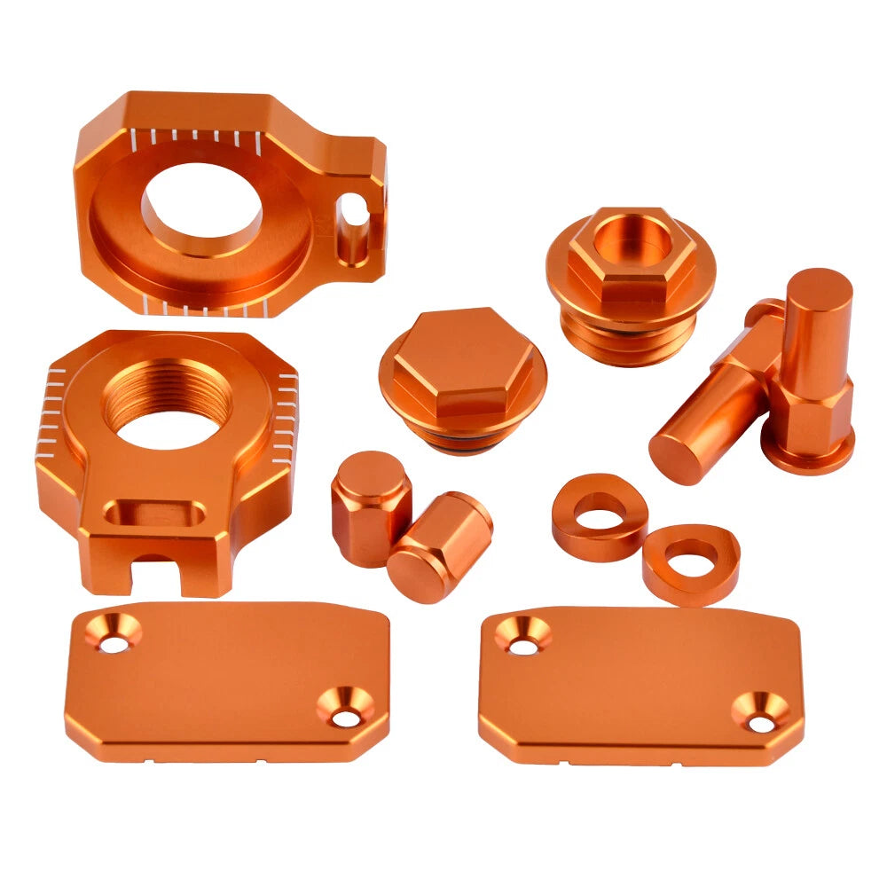 NICECNC Billet Reservoir Covers for KTM 250 350 450 500 EXCF EXC-F (2012–2021)