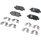 Brake Disc Rotors and Pads Kit for Infiniti G35 (2007)