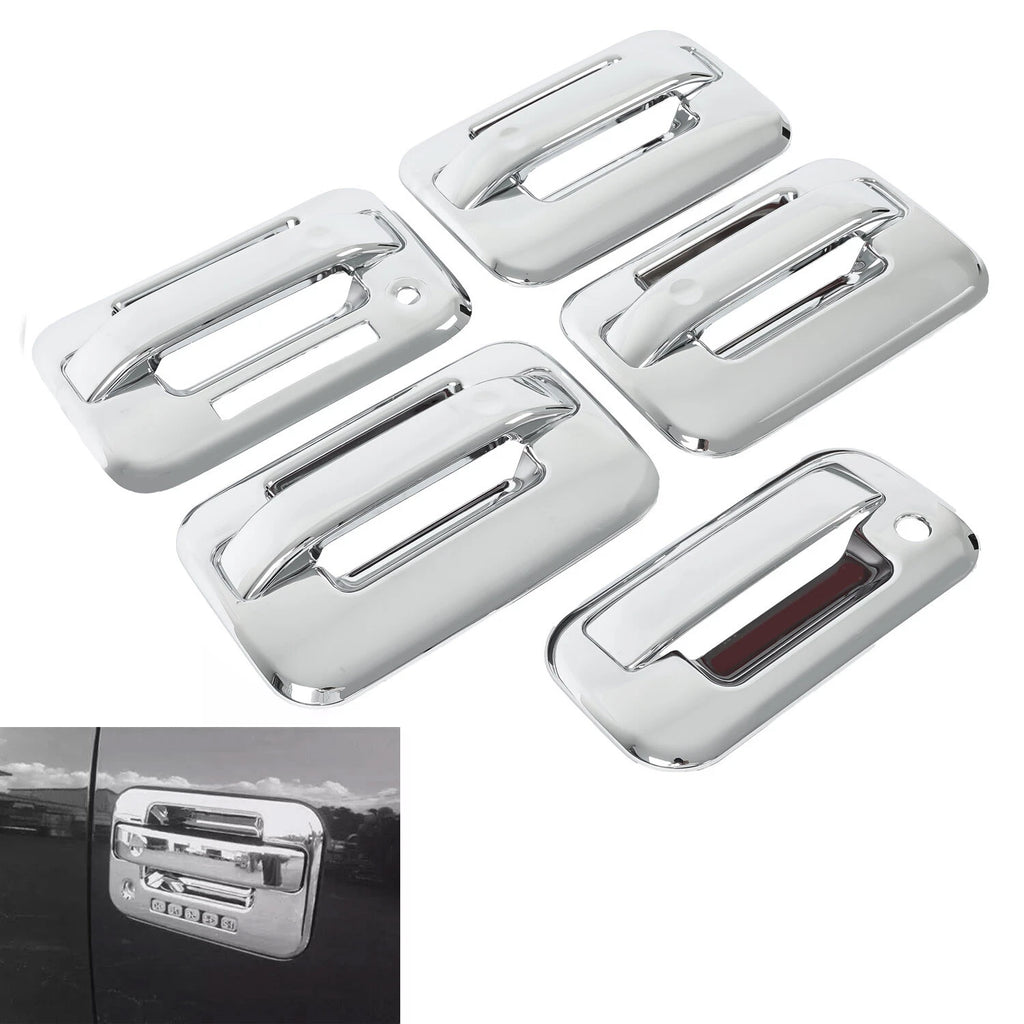 Chrome Door Handle Covers Set of 4 for Ford F150 (2004–2014)