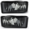 Smoke Lens Front Bumper Fog Lights + Switch for Silverado Tahoe Suburban (2007–2015)