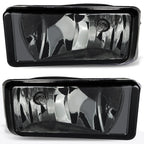 Smoke Lens Front Bumper Fog Lights + Switch for Silverado Tahoe Suburban (2007–2015)