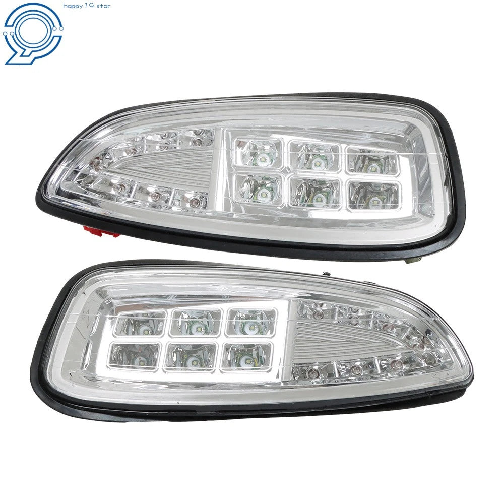 LED Headlights & Tail Lights Light Kit for E-Z-GO RXV Golf Cart (2016-Present)