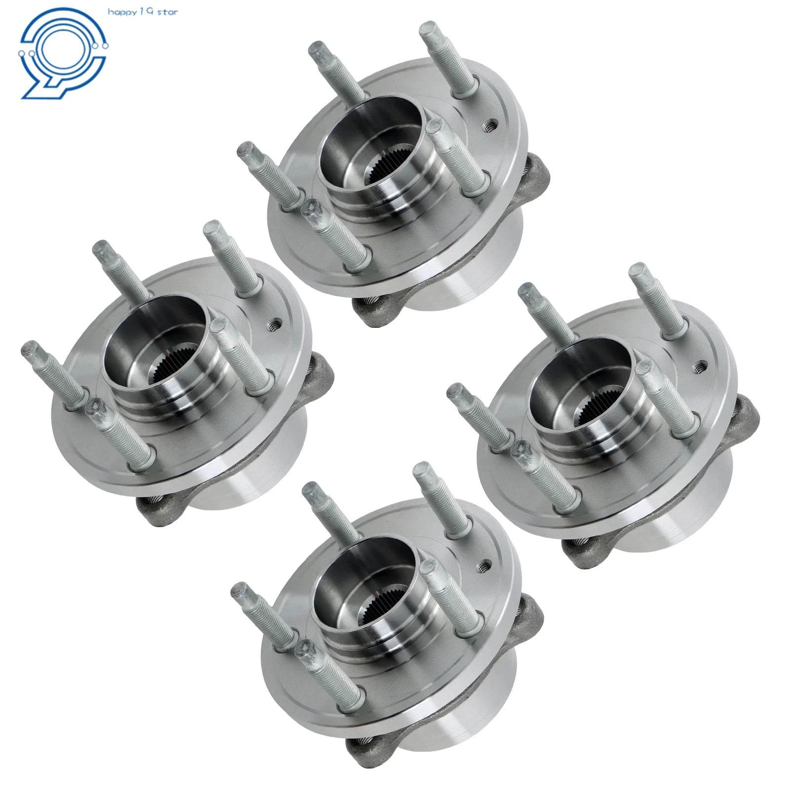 Set of 4 Front Rear Wheel Hub Bearing Assembly for Ford Explorer (2011–2018)