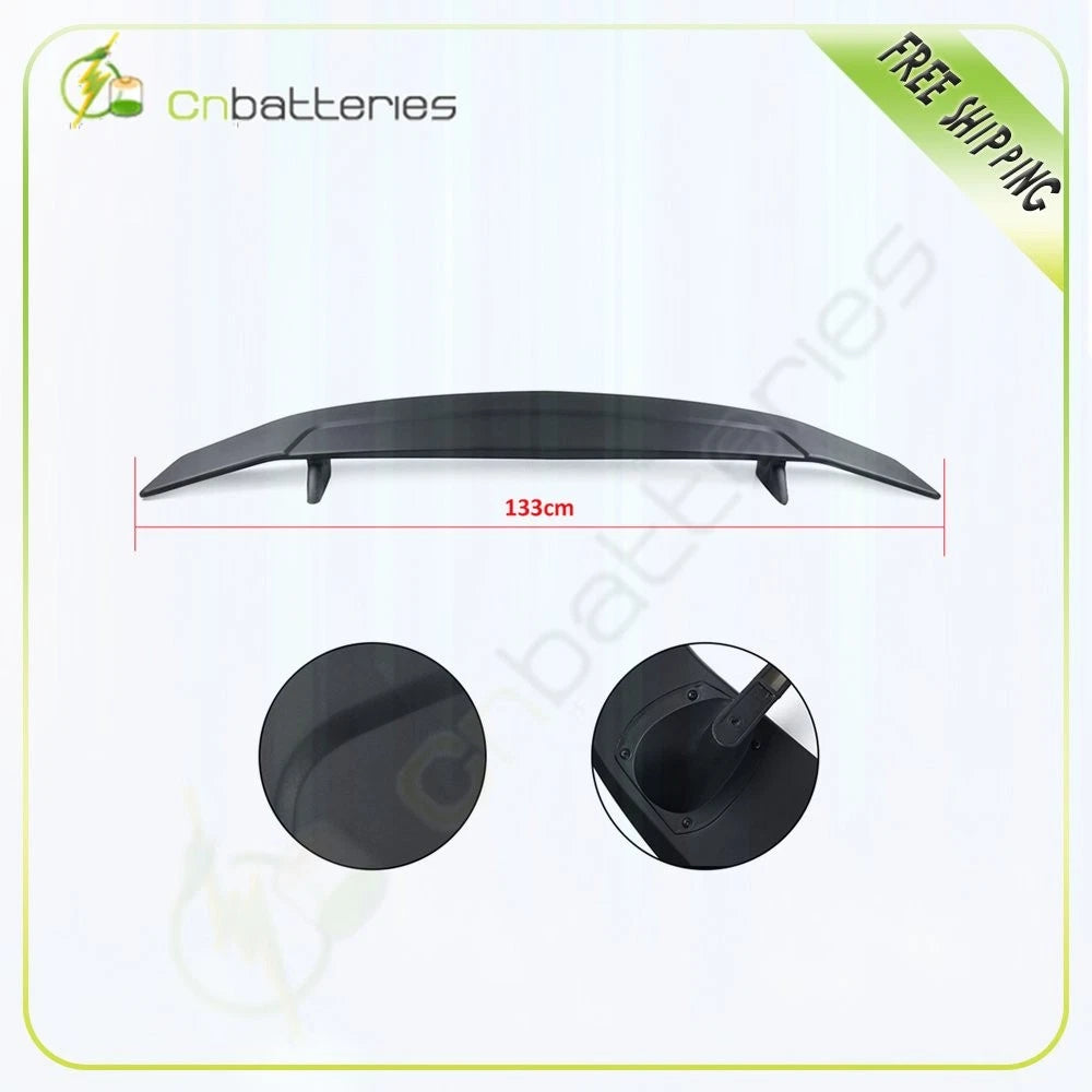 GT Style Racing Rear Tail Wing Spoiler with LED for Universal Fit