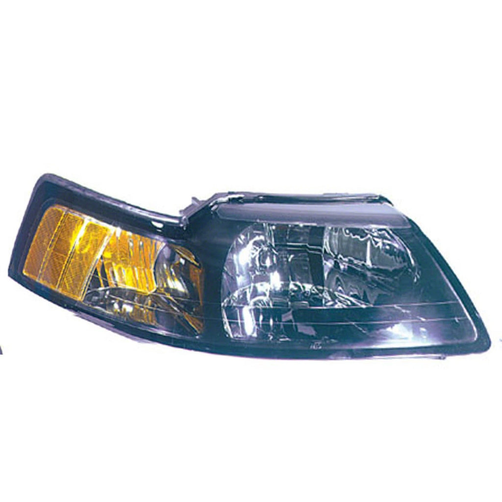 Replacement Passenger Side Headlight Lens Housing w Black Bezel for Toyota