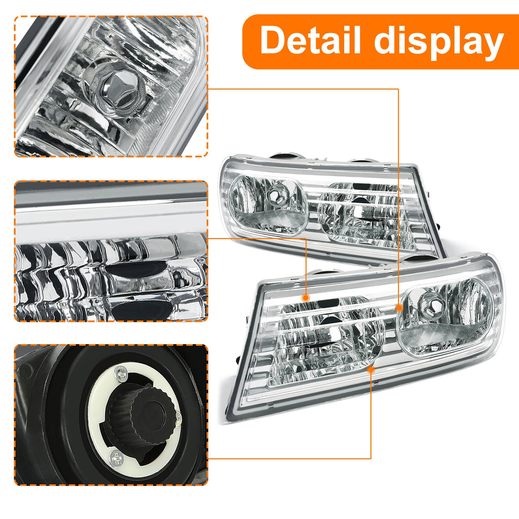 Pair Fog Light Lamp Assemblies for Acura MDX (2007–2009)