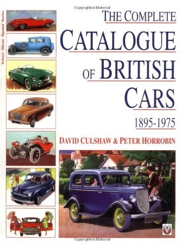 Complete Catalog of British Cars for All Models (1895-1975)