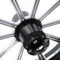 Dual Disc Front Wheel Hub Cap Cover for Harley Touring Glide (2008–2024)