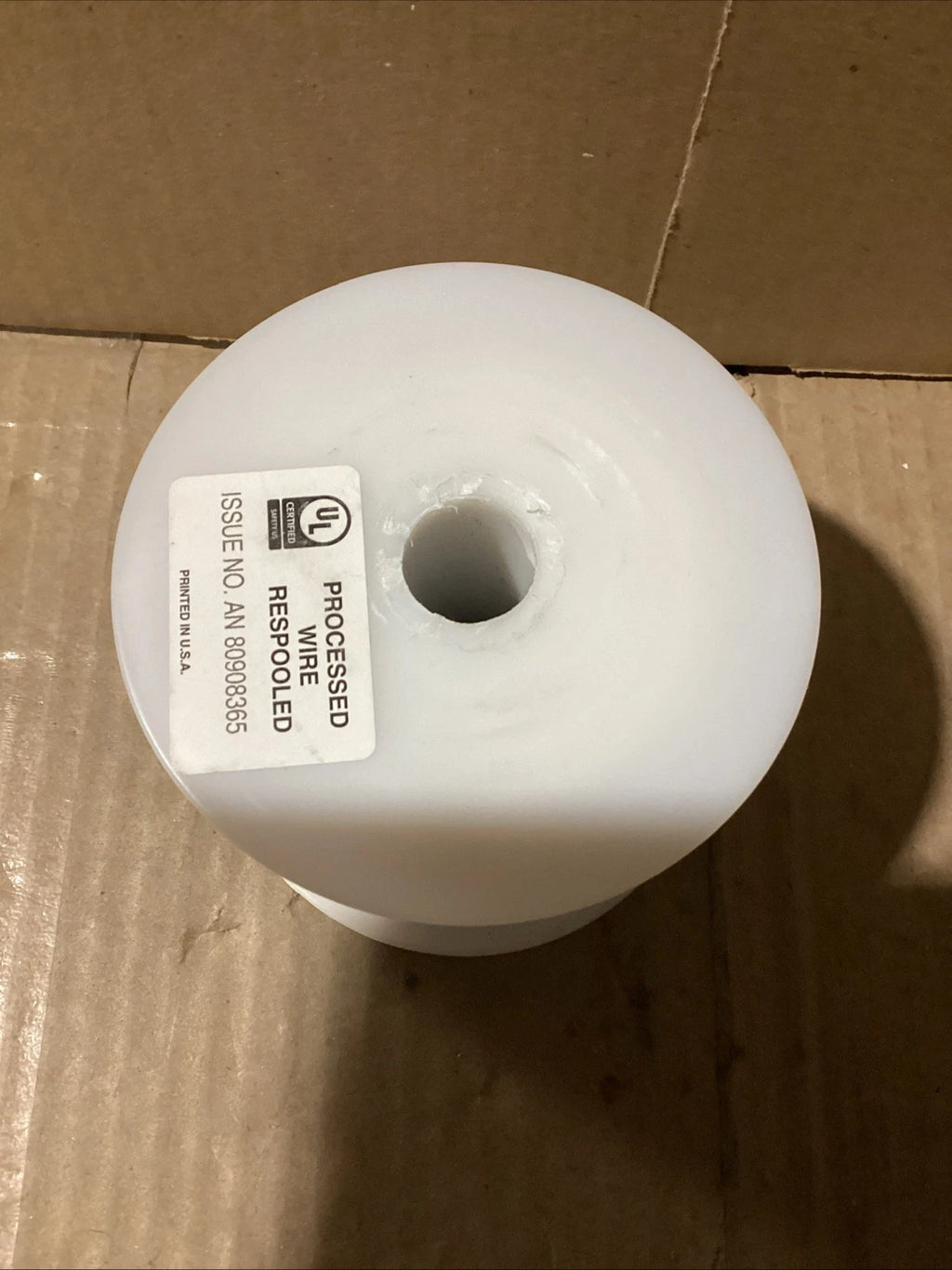100ft Spool of White 14 AWG Tinned Copper Wire for Ancor 104910